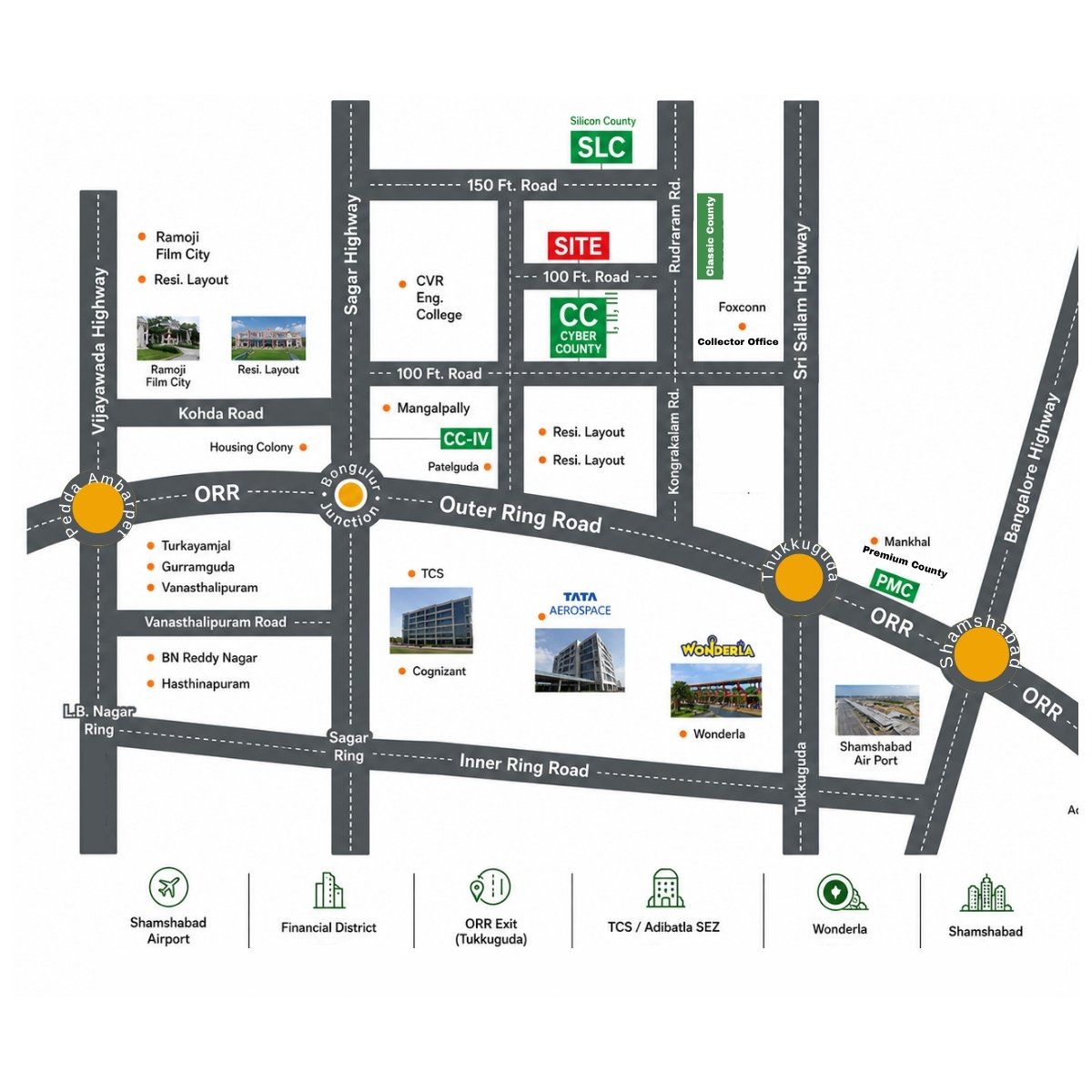 Open Plots in Adibatla