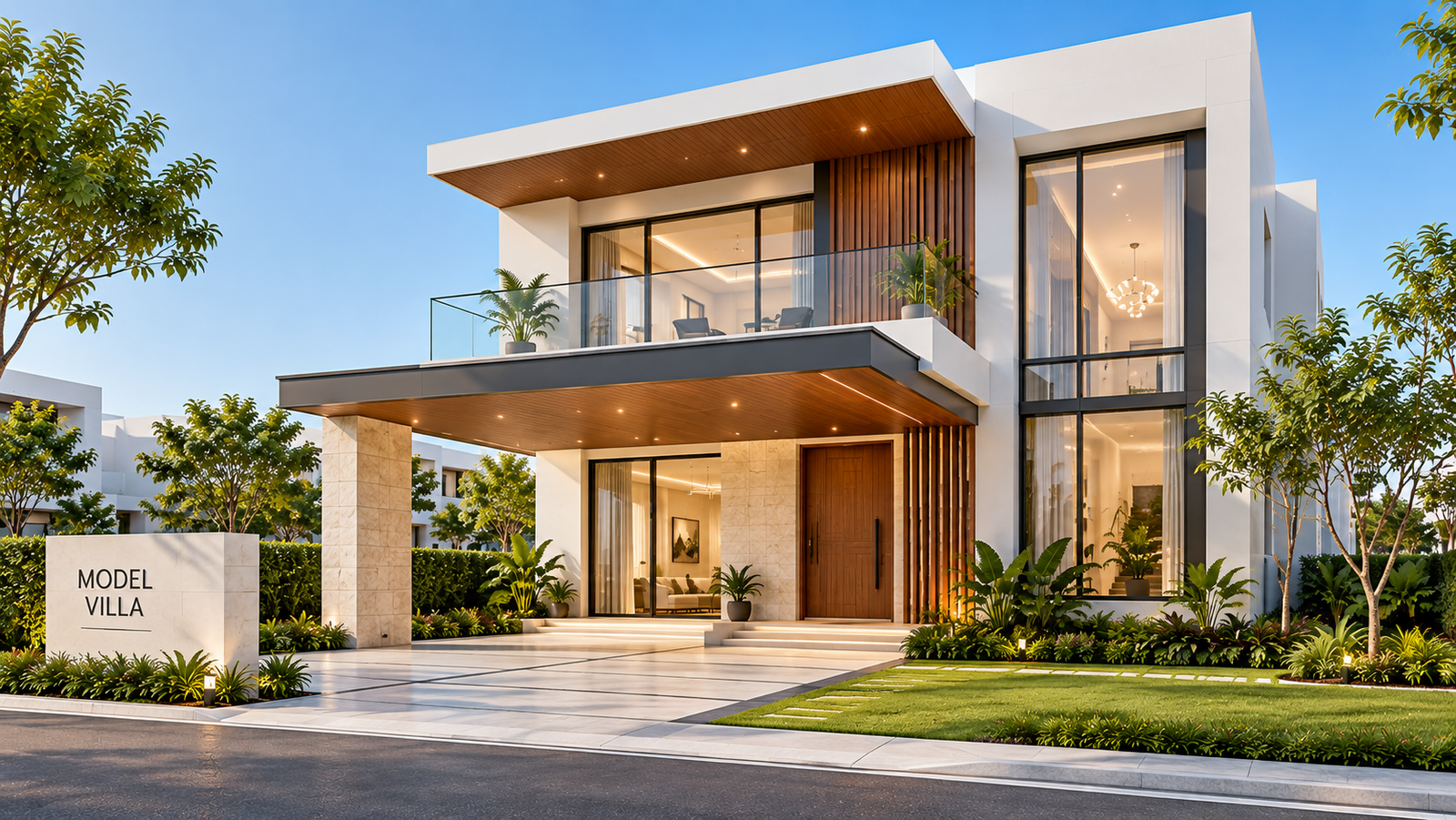 Premium residential project surroundings